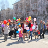 Первомайское шествие 2015 в Лысьве. Театр драмы
