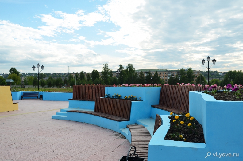 Сквер 30-летия ВЛКСМ после восстановления